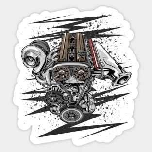 Toyota 2jz gte engine Sticker